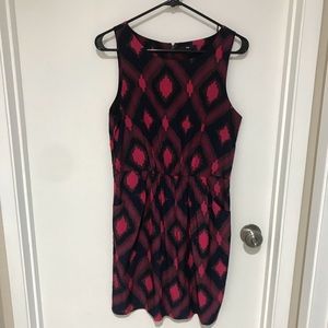 Gap geometric print shift dress